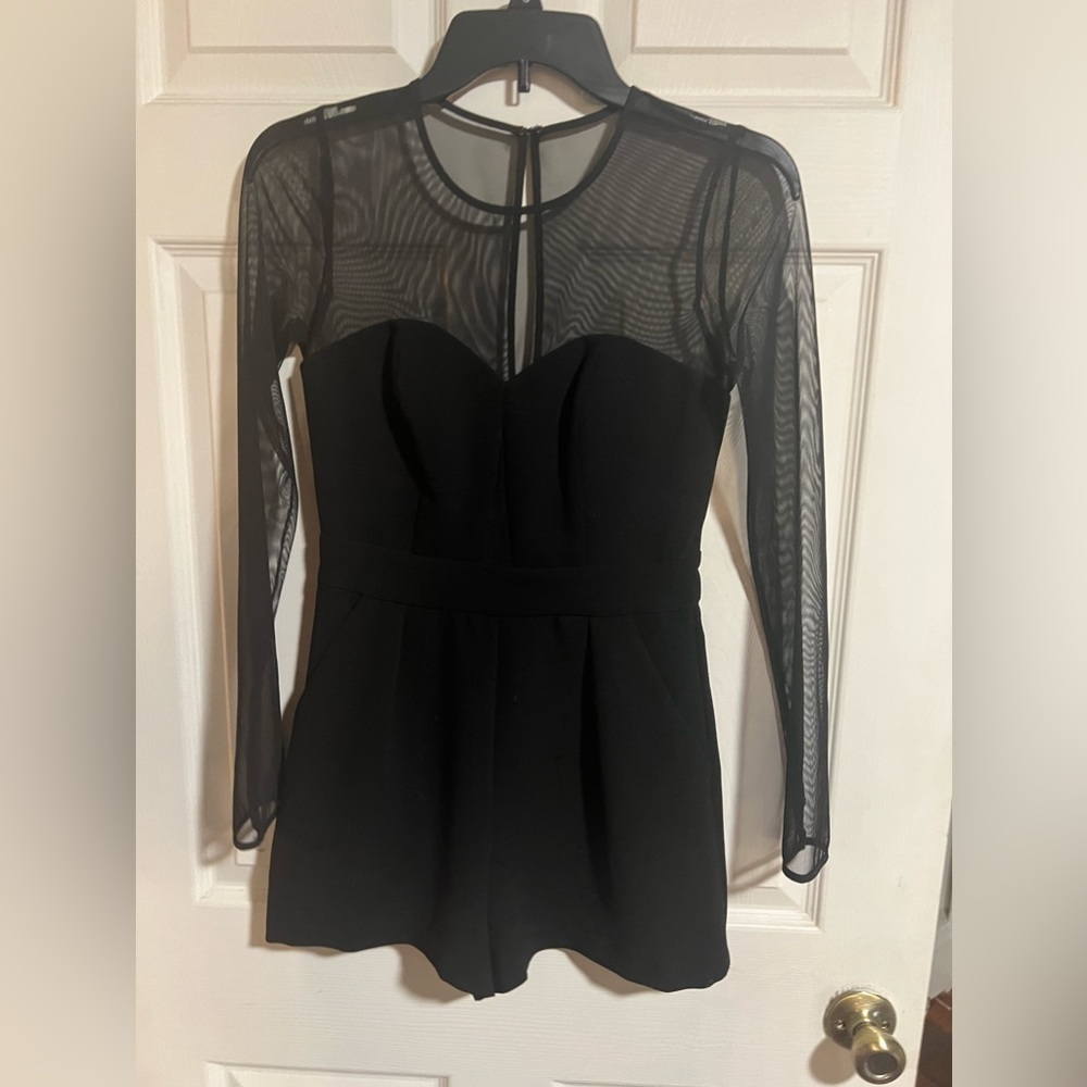Bcbg black romper